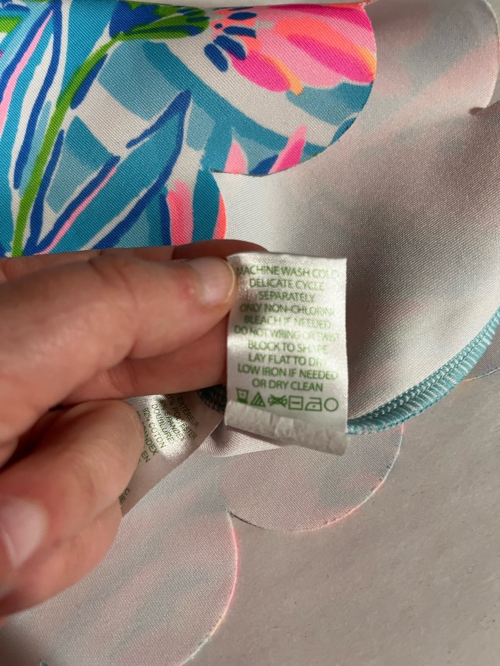 Lilly Pulitzer Girls Sophelia Pink Blue Floral Halter Dress 8 - Picture 9 of 11